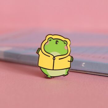 Kissing Frog Enamel Pin, 2 of 5