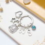 Personalised 50th Birthday Keyring, thumbnail 4 of 8