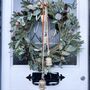 Artificial Foliage Wreath With Cowbells And Ribbon Kit, thumbnail 1 of 2