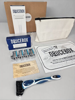 Travel Men's Gift Set Shaving Kit And Men's Grooming, 3 of 3