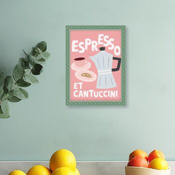 Espresso And Cantuccini Framed Print, 3 of 6