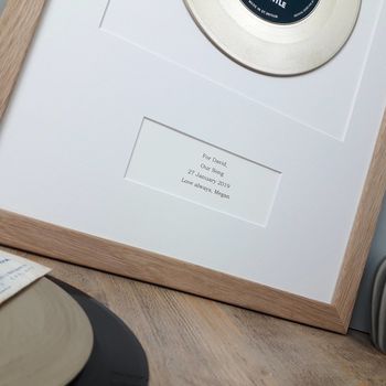 Personalised Framed Vinyl Record, 12 of 12