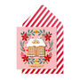 Handmade Christmas Gingerbread House Personalised Greeting Card, thumbnail 1 of 4