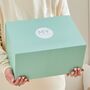 Personalised Oatmeal Velvet Initial Gift Sack, thumbnail 4 of 4