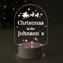 Personalised Christmas LED Coloured Night Light, thumbnail 1 of 6
