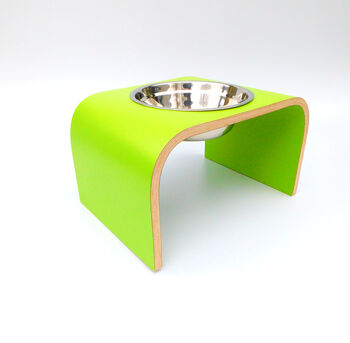 Raised Single Bowl Dog Feeder Various Colours And Sizes, 6 of 12