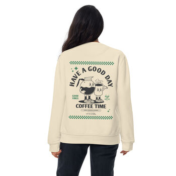 Have A Good Day Cotton Blend Embroidered Sweatshirt, 2 of 10
