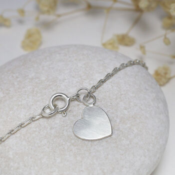 Sterling Silver Heart Bracelet, 2 of 3