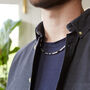 Personalised Men's Morse Code Necklace, thumbnail 2 of 9