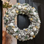 Extra Large Snowdrop Deluxe Christmas Wreath, thumbnail 1 of 10