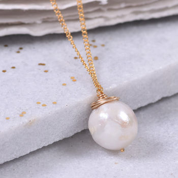 Huge Organic Pearl Necklace, 3 of 10
