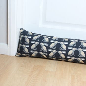 Grey Rabbit Print Draught Excluder, 2 of 2