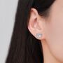 Sterling Silver Book Earrings, thumbnail 4 of 12