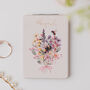 Luxury Bee And Flowers Pocket Mirror With Personalised Name, thumbnail 2 of 7