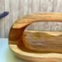Hand Carved Teak Wooden Root Trug Flower Holder Storage, thumbnail 4 of 8