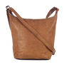 Personalised Classic Leather Tote Cross Body Bag, thumbnail 8 of 11