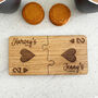 Personalised Oak Veneer Jigsaw Coasters Playing Cards, thumbnail 3 of 8