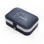 Personalised Midnight Blue Jewellery Case, thumbnail 6 of 6