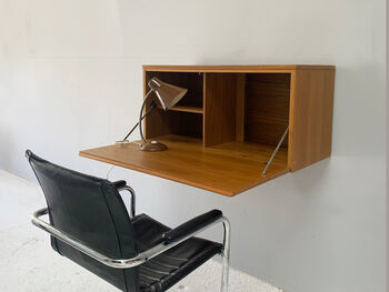 1970’s Vintage Beaver And Tapley Wall Hung Desk, 2 of 12