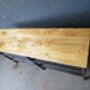 Industrial Reclaimed Tv Unit Shelf Steel And Wood 468, thumbnail 4 of 6