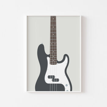 Bass Guitar Print | Bass Player Poster, 5 of 11
