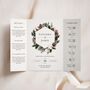 Winter Theme Gatefold Wedding Invitations, thumbnail 1 of 5