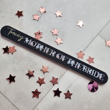 Bridal Party Personalised Nail File Gift, 3 of 5