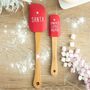 Santa's Helper Silicone Spatula Set, thumbnail 1 of 3