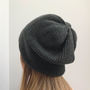 Ladies Knitted Winter Slouch Hat, thumbnail 1 of 10