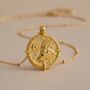 Capricorn Zodiac Necklace 18k Gold Plated Gift, thumbnail 1 of 6