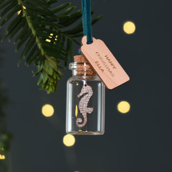 Seahorse Christmas Bauble Decoration, 3 of 4