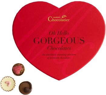 Heart Shaped Box Of Luxury Handmade Chocolates, 10 of 10