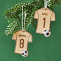 Football Shirt Decoration And Bag Of Chocolate Footballs, thumbnail 11 of 11