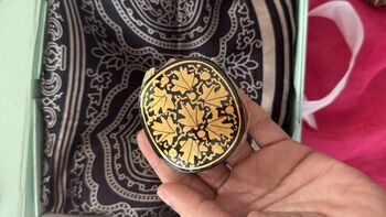 Indian Handpainted Jewellery Box Kashmir Paper Mache, 7 of 11