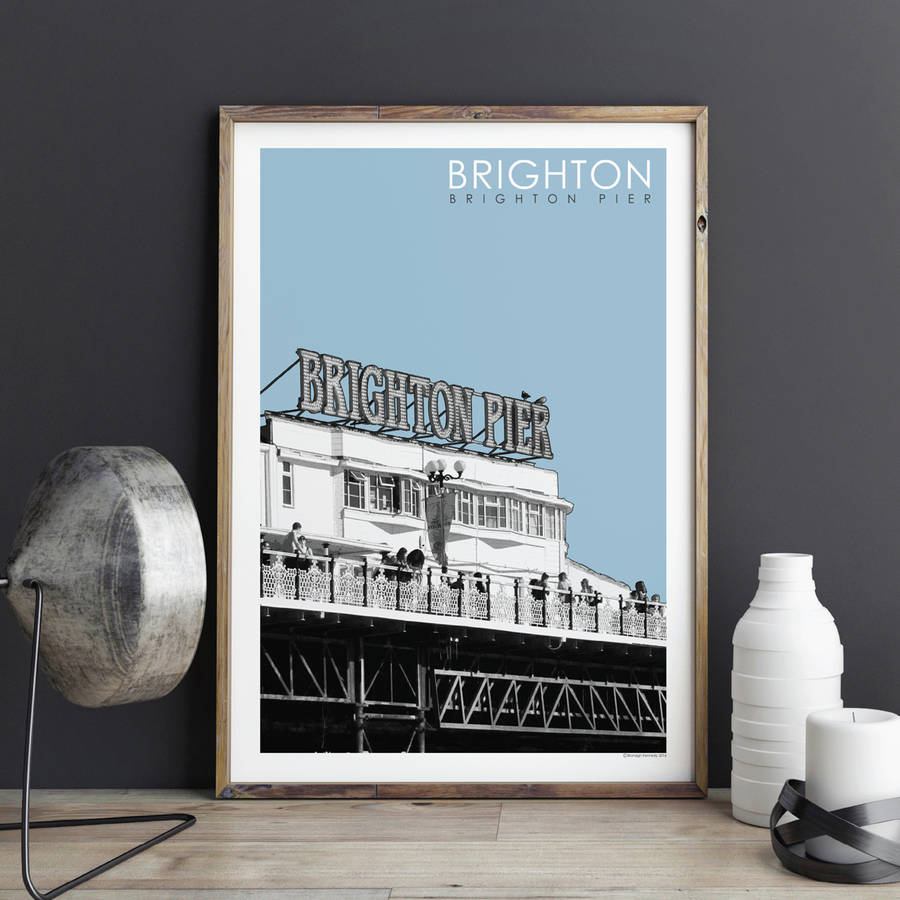 Brighton Art Print Brighton Pier By Bronagh Kennedy Art Prints