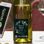 Personalised White Wine With Spotify Playlist, thumbnail 3 of 4