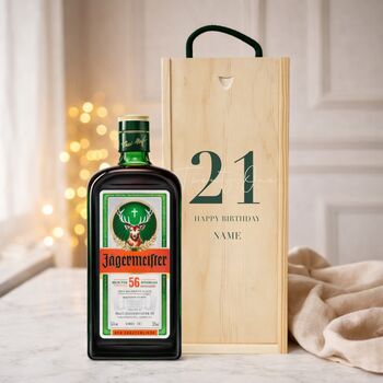 Personalised 21st Birthday Aperitif Gift Set With Custom Lid, 3 of 11