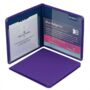 Blue Badge Wallet Disabled Parking Permit Holder Purple Drill, thumbnail 3 of 3