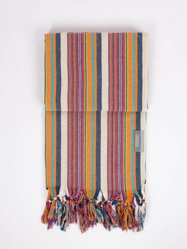 Colourful Stripe Hammam Towel, 4 of 4