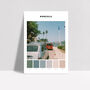 Korcula Cars, Colour Palette Print, thumbnail 2 of 4