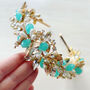 Turquoise Halo Headpiece, thumbnail 1 of 6