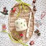 Hand Painted Christmas Winter Reindeer Candle, thumbnail 1 of 9