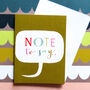 Mini Note To Say Card, thumbnail 1 of 5