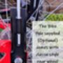 Flaming Bike Visibility Fag, thumbnail 8 of 8