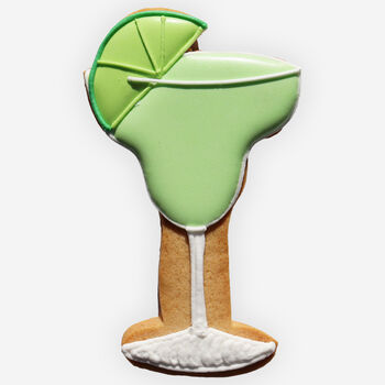Personalised Margarita Summer Cocktail Biscuit, 5 of 6