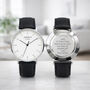 Men`s Minimalist Personalised Watch Architect Zephyr, thumbnail 1 of 4