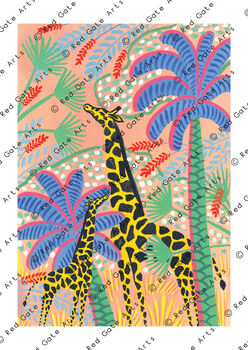'Giraffes' Art Print, 2 of 2