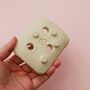 Ceramic Soap Dish With Pink Flowers, thumbnail 4 of 4