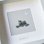 Silver Foil Personalised Family Pebble Picture, thumbnail 3 of 3