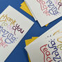 'Thank You To An Amazing Teacher' Card Set, thumbnail 3 of 4